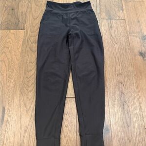Old Navy Girls Size L Black Active Leggings Joggers Elastic Waist